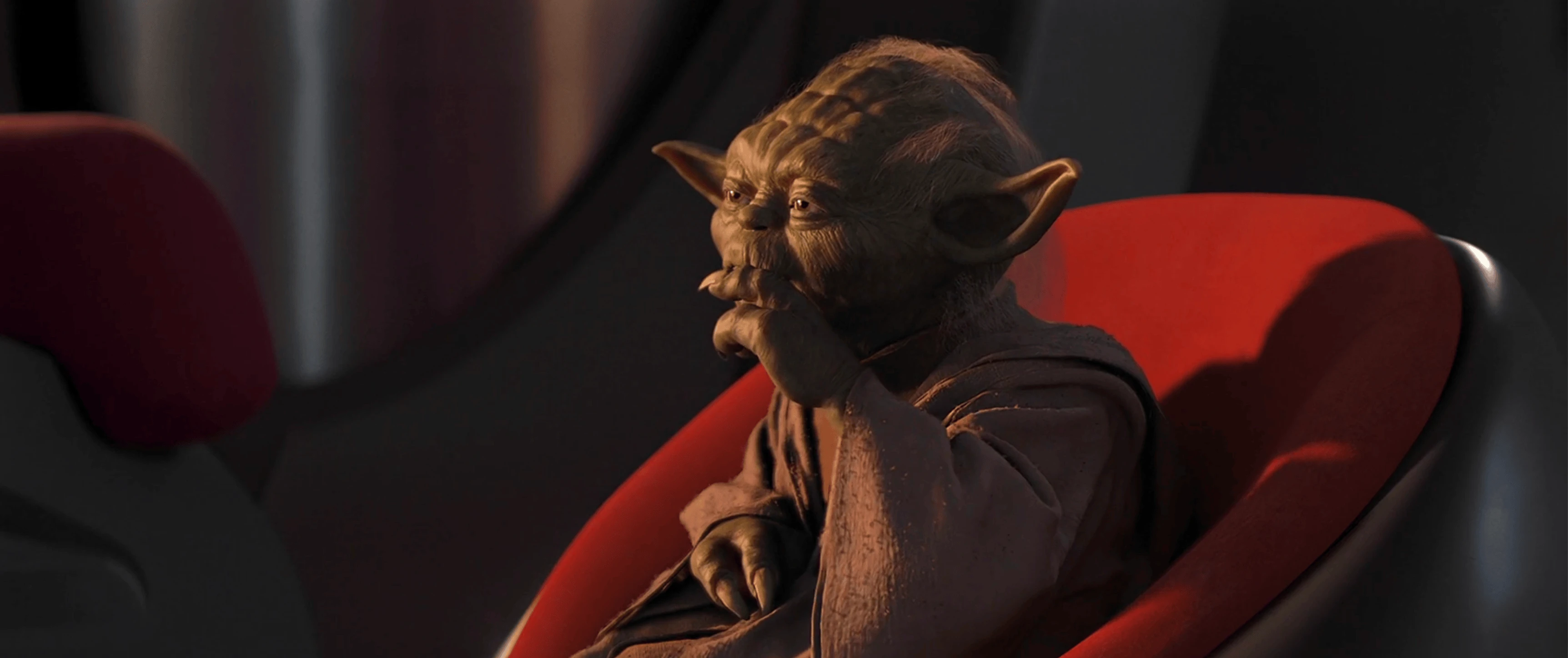 Fear settling within Anakin