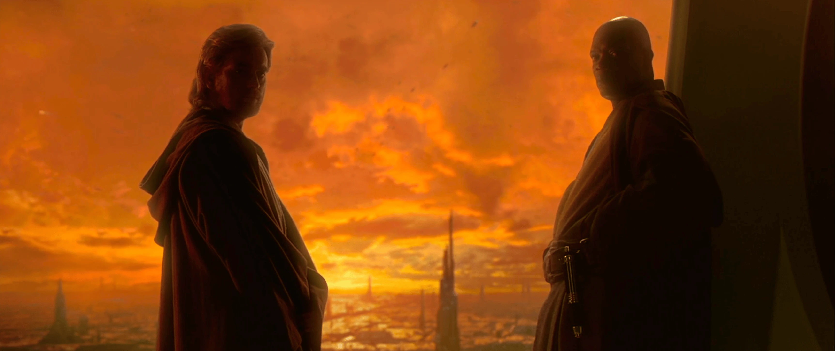 Obi-Wan transmits his knowledge of the Force